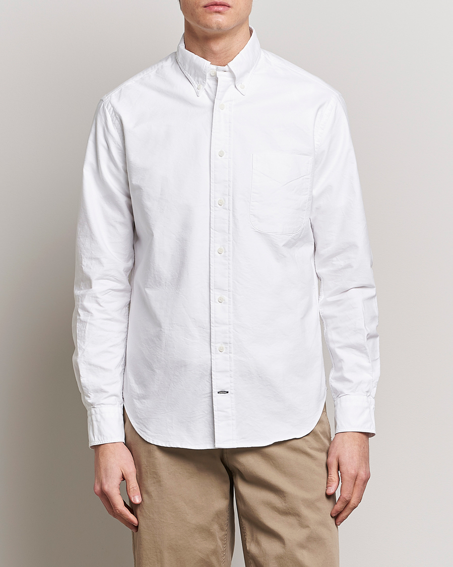 Homme | Chemises | Gitman Vintage | Button Down Oxford Shirt White