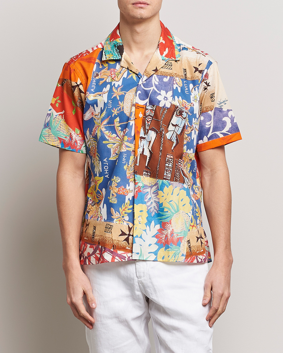 Homme | Chemises | Gitman Vintage | Aloha Quilt Camp Shirt Multicolor