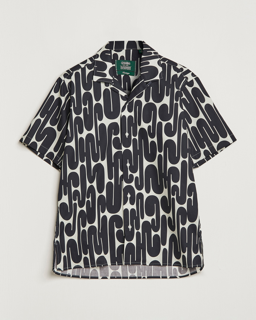 Homme | Chemises | Gitman Vintage | Alexander Girard Camp Shirt Black/White