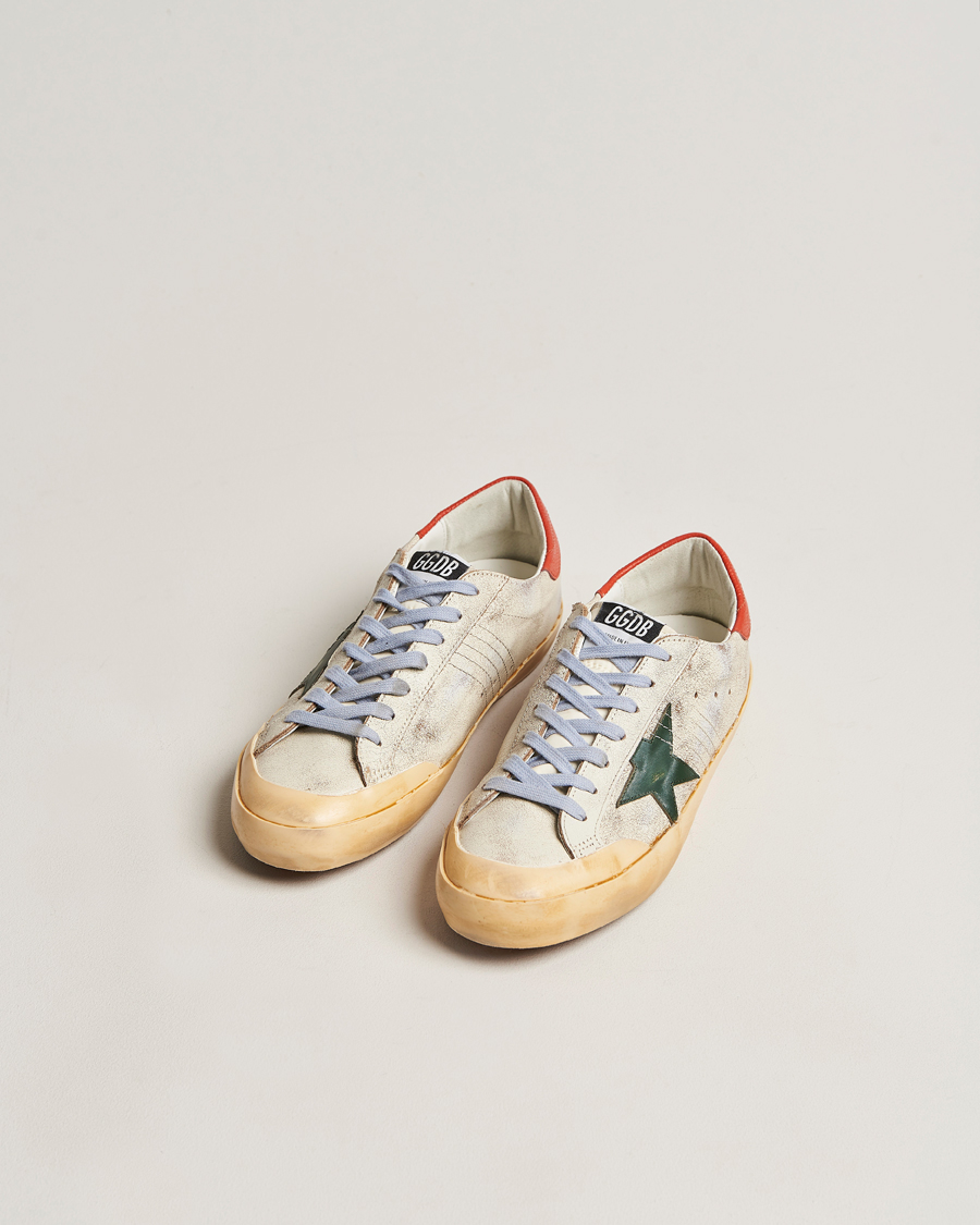 Homme | Golden Goose Deluxe Brand Super-Star Sneakers White/Orange | Golden Goose | Deluxe Brand Super-Star Sneakers White/Orange