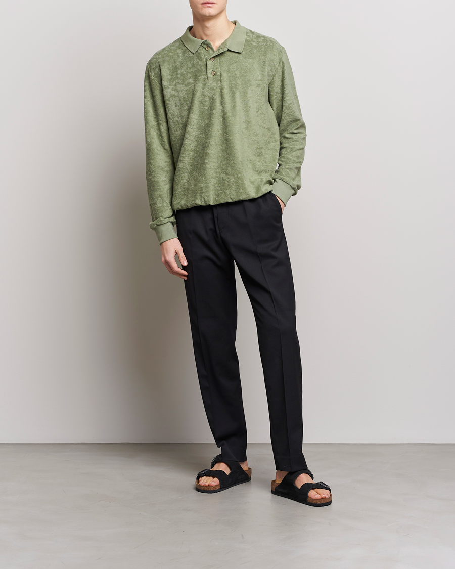Homme | Pulls Et Tricots | Howlin' | Long Sleeve Terry Polo Agave