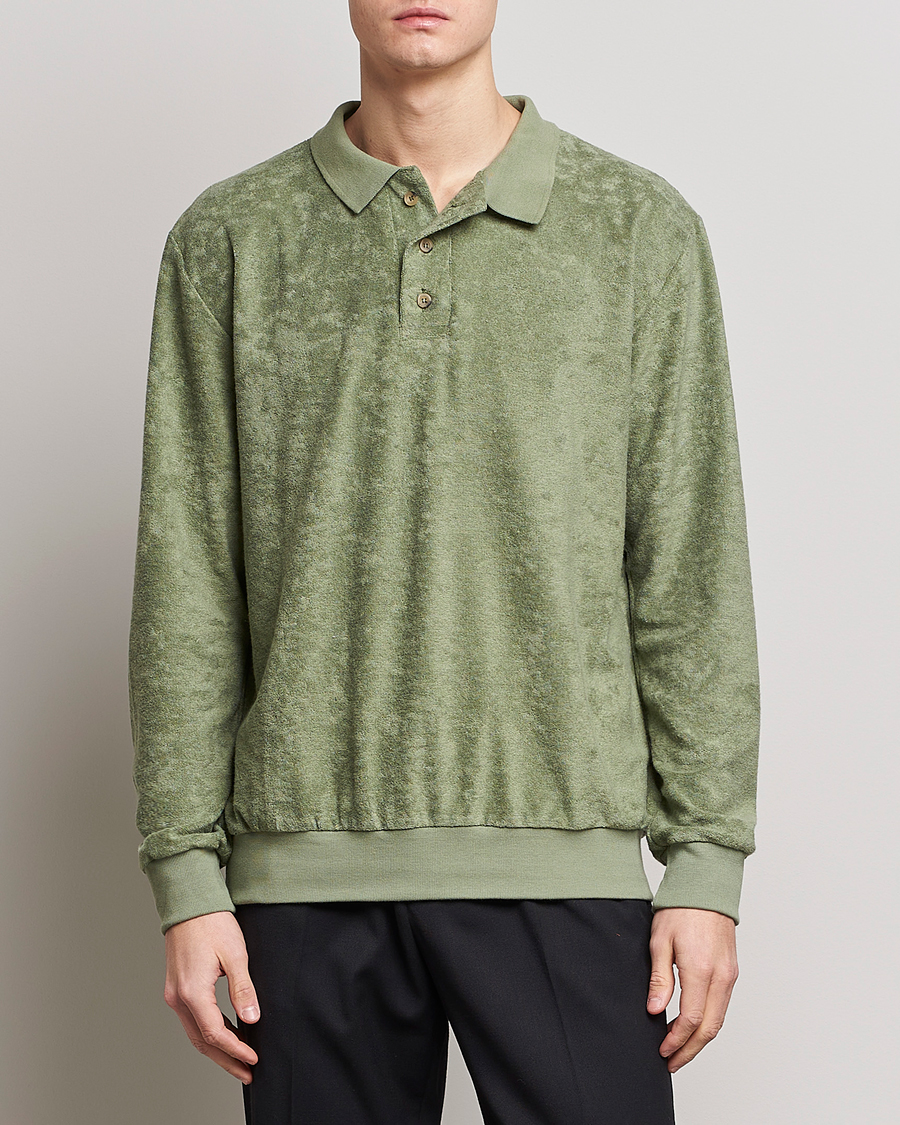 Homme | Pulls Et Tricots | Howlin' | Long Sleeve Terry Polo Agave