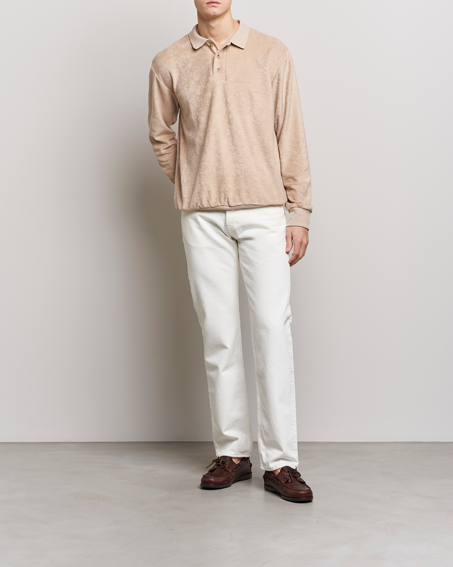 Homme | Pulls Et Tricots | Howlin' | Long Sleeve Terry Polo Cashew