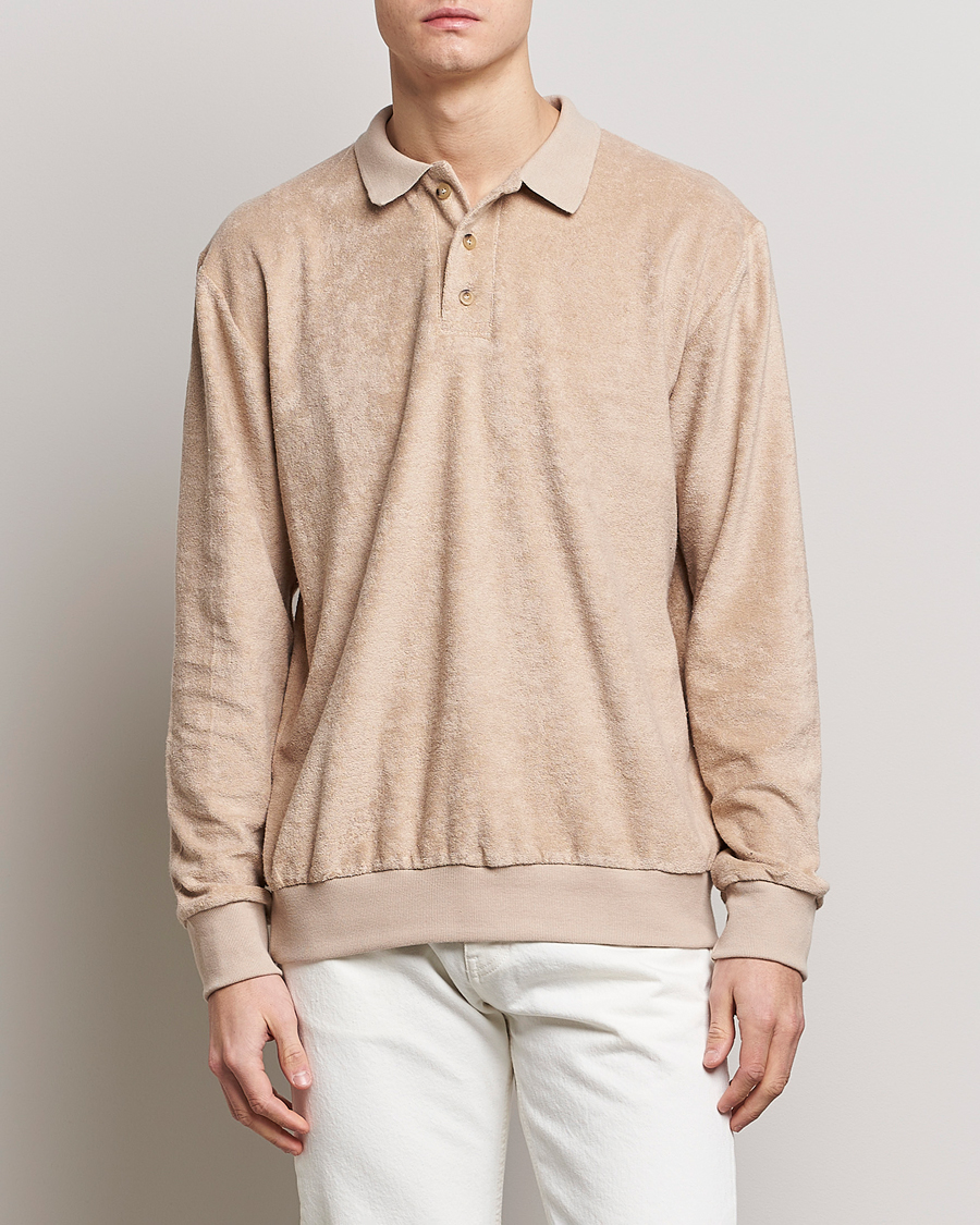 Homme | Pulls Et Tricots | Howlin' | Long Sleeve Terry Polo Cashew
