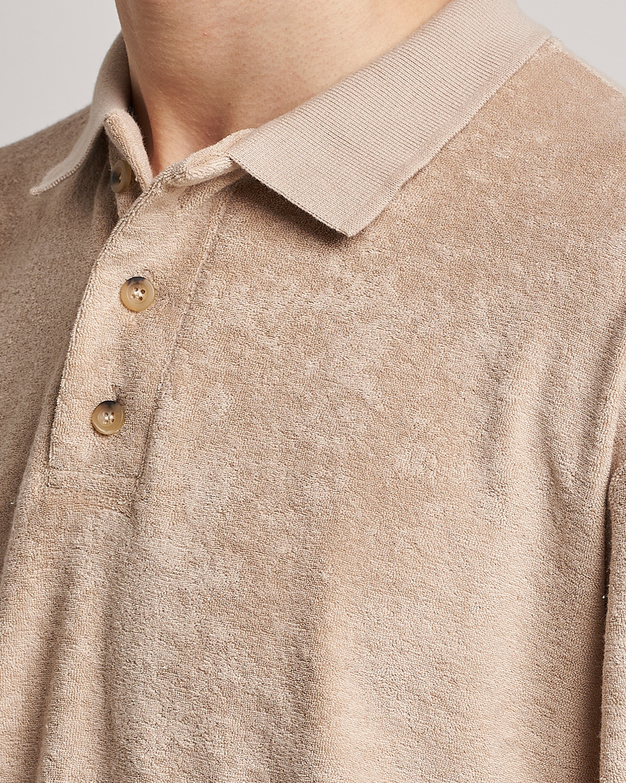 Homme | Pulls Et Tricots | Howlin' | Long Sleeve Terry Polo Cashew