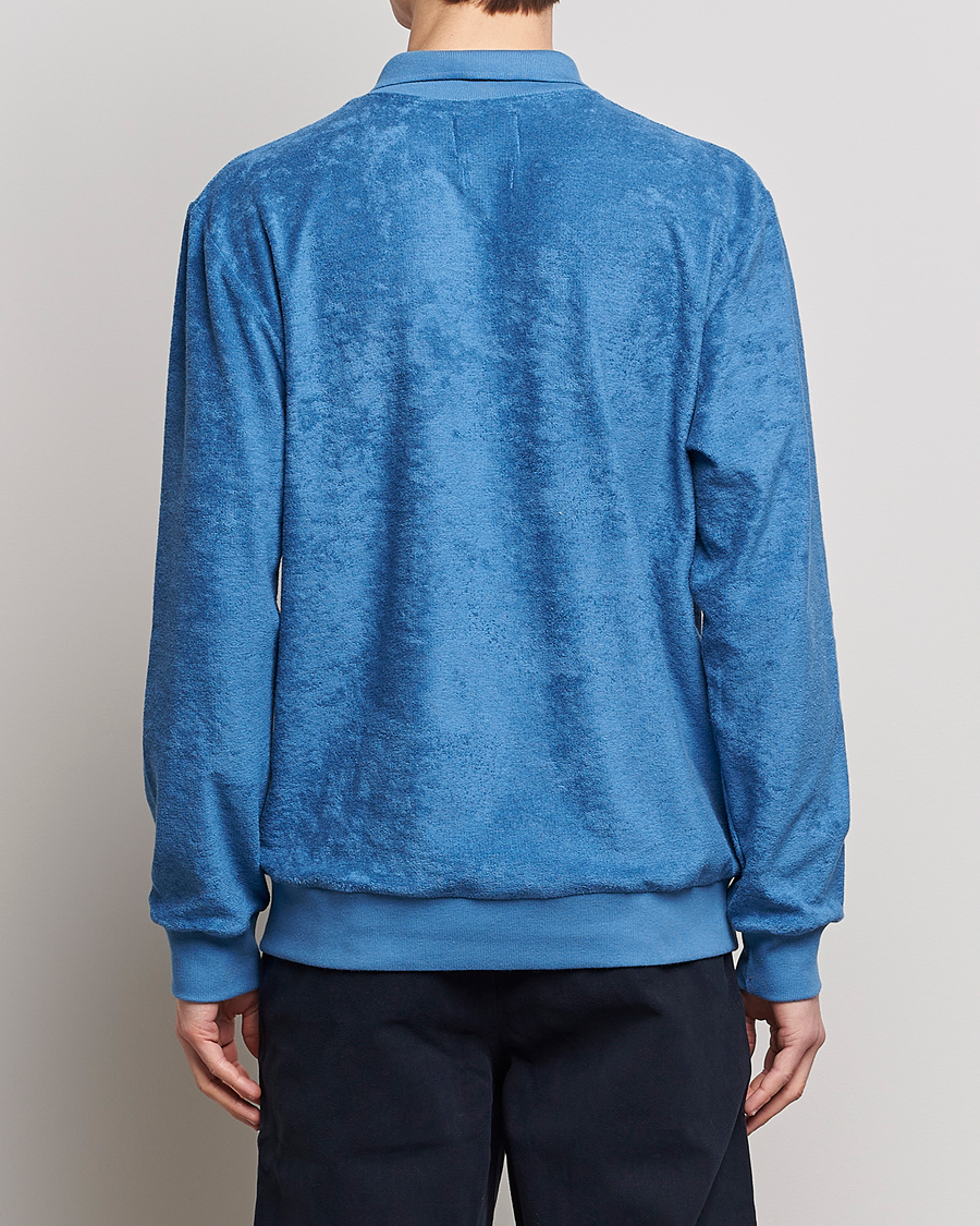 Homme | Pulls Et Tricots | Howlin' | Long Sleeve Terry Polo Summer Blue