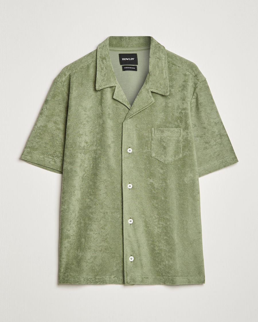 Homme | Chemises | Howlin' | Short Sleeve Terry Shirt Agave