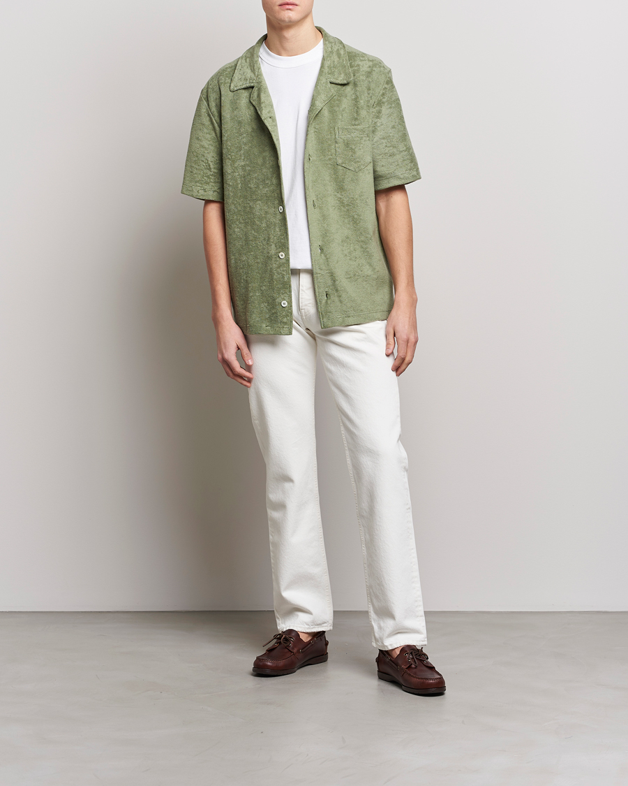 Homme | Chemises | Howlin' | Short Sleeve Terry Shirt Agave