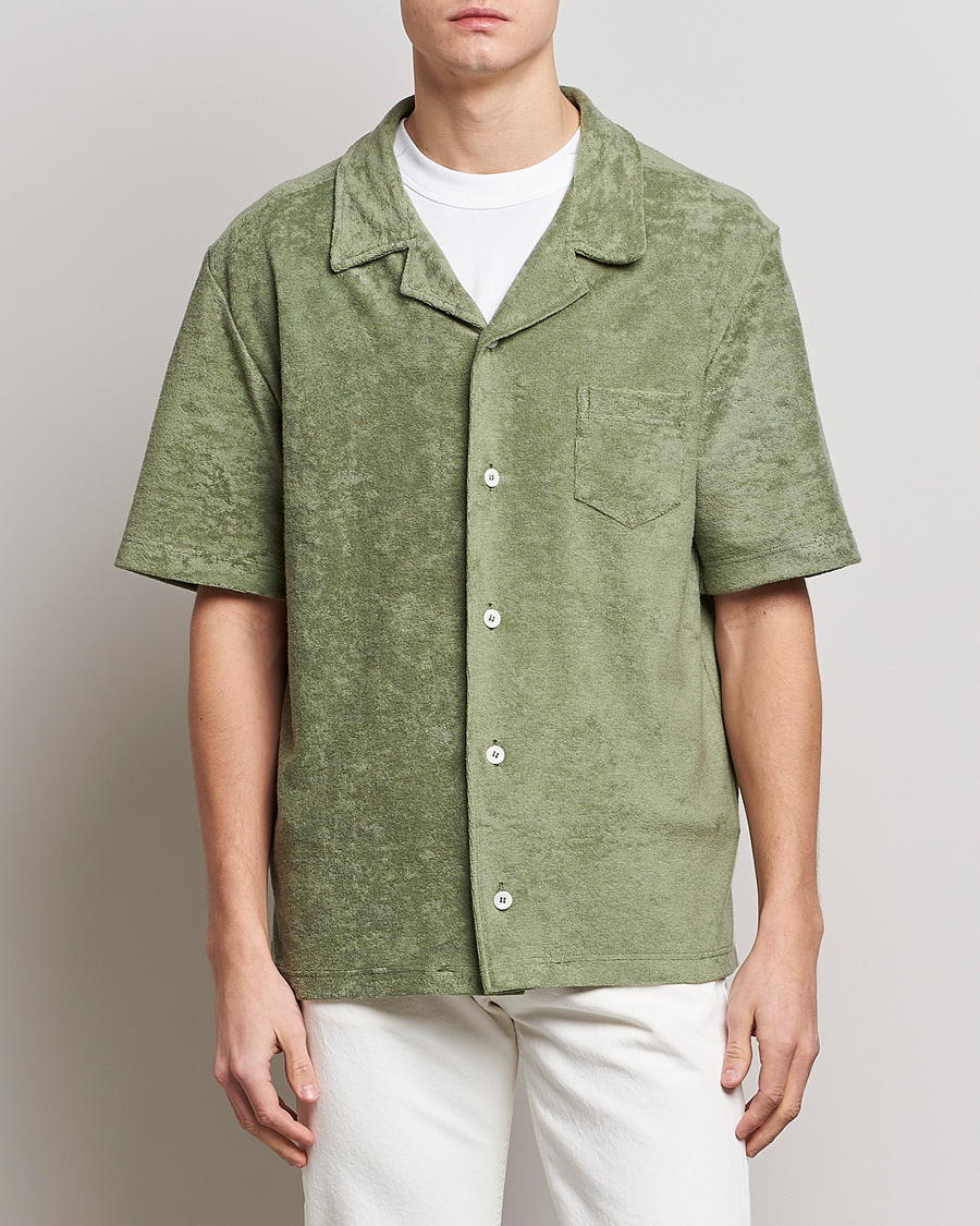 Homme | Chemises | Howlin' | Short Sleeve Terry Shirt Agave