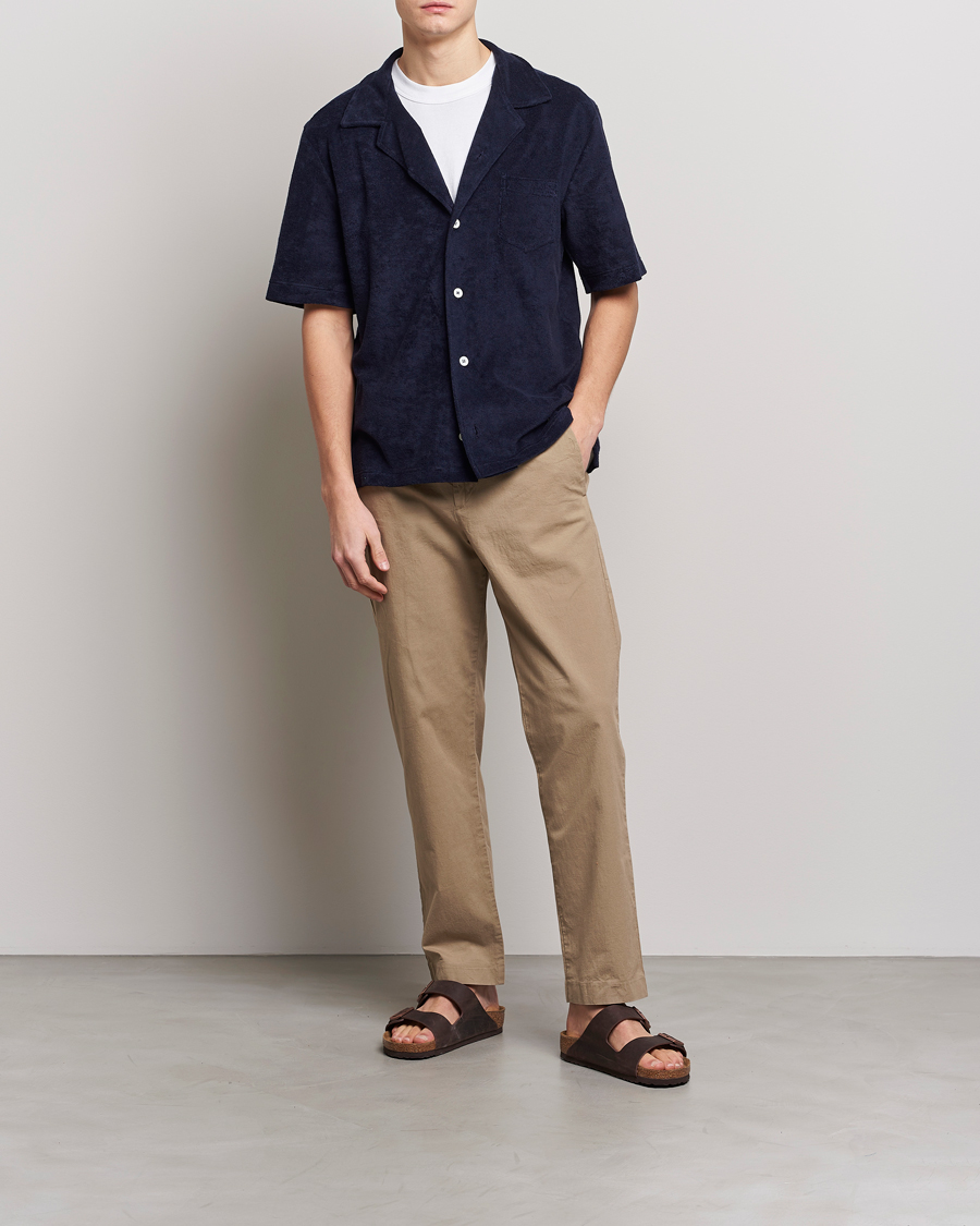 Homme | Chemises | Howlin' | Short Sleeve Terry Shirt Navy