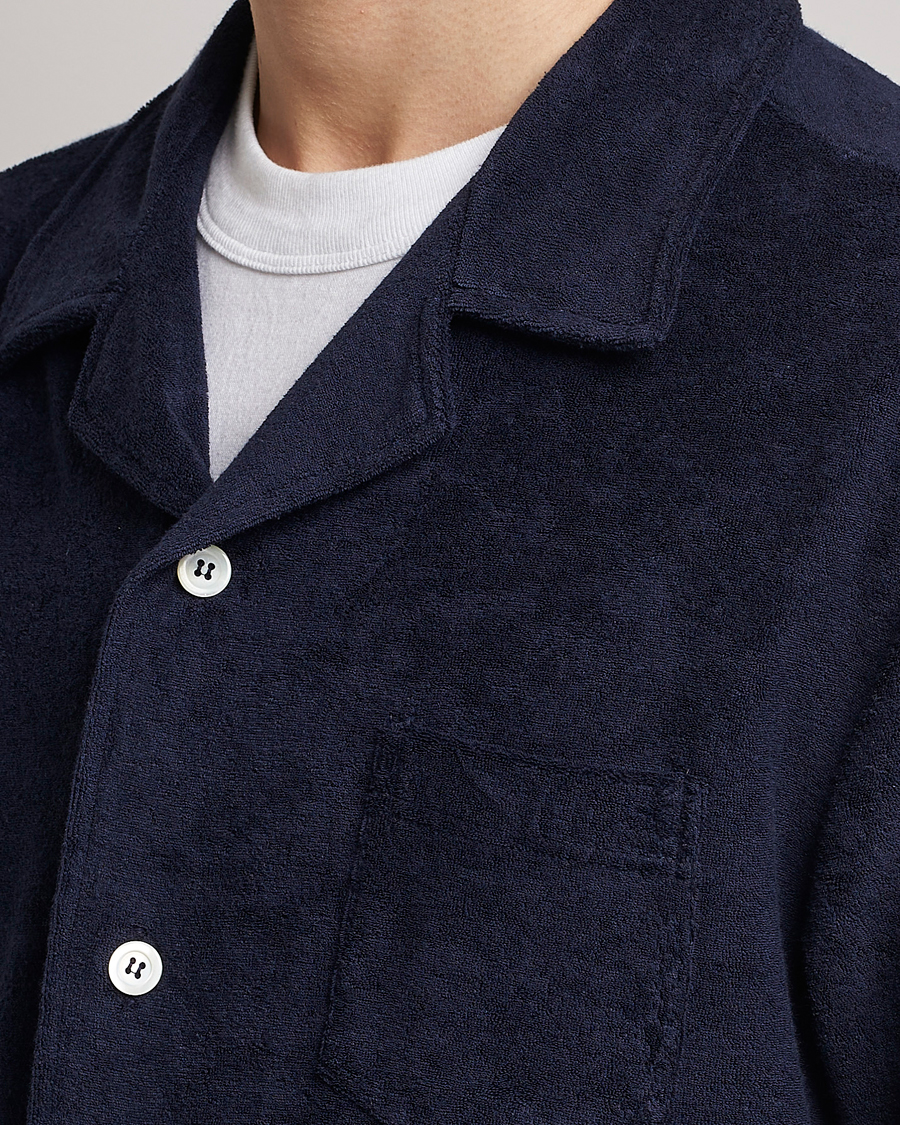 Homme | Chemises | Howlin' | Short Sleeve Terry Shirt Navy