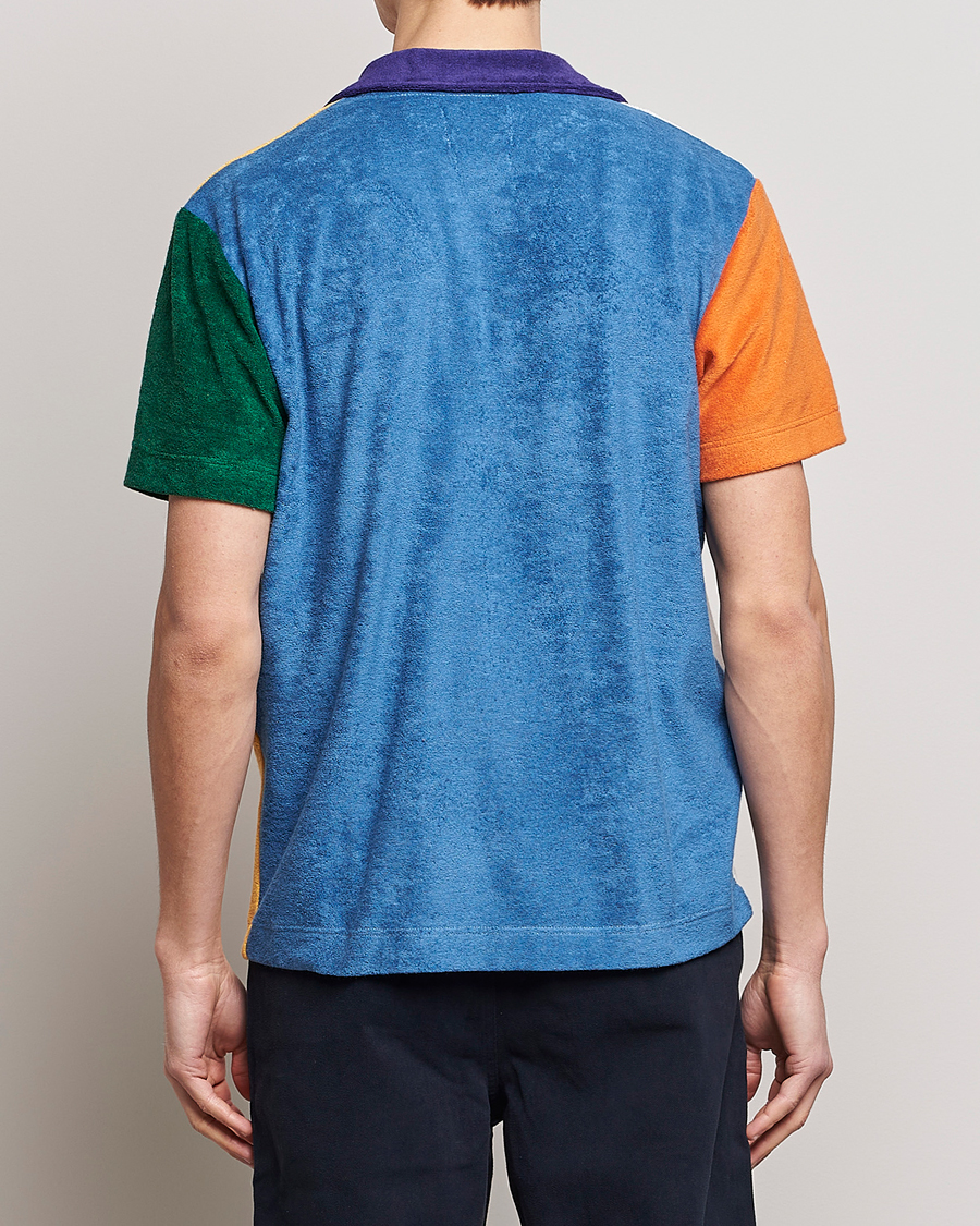 Homme | Chemises | Howlin' | Short Sleeve Color Block Terry Shirt Butter In The Sun