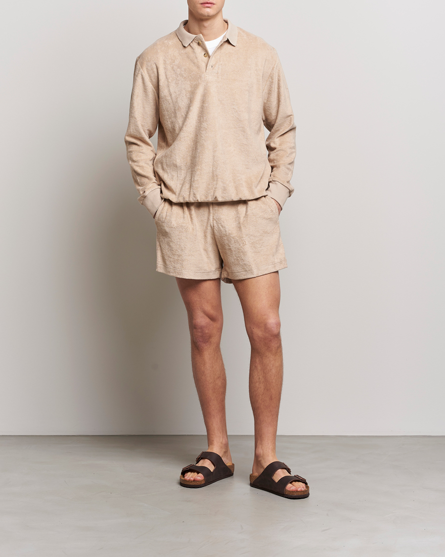 Homme | Shorts | Howlin' | Cotton Blend Terry Shorts Cashew