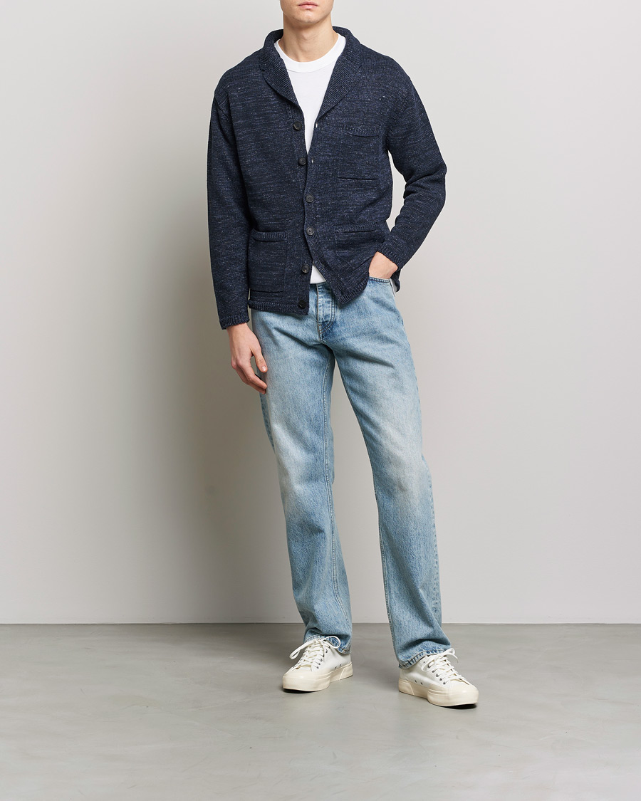 Homme | Pulls Et Tricots | Inis Meáin | Washed Linen Pub Jacket Seal