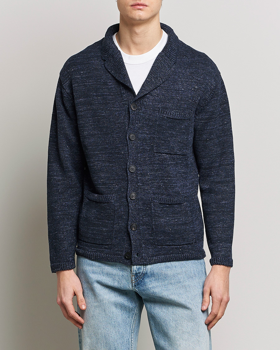 Homme | Pulls Et Tricots | Inis Meáin | Washed Linen Pub Jacket Seal
