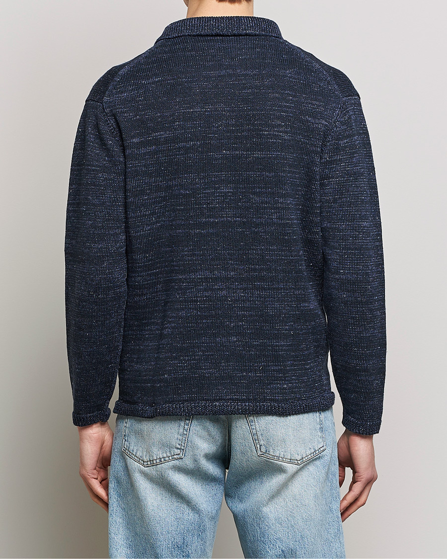 Homme | Pulls Et Tricots | Inis Meáin | Washed Linen Pub Jacket Seal