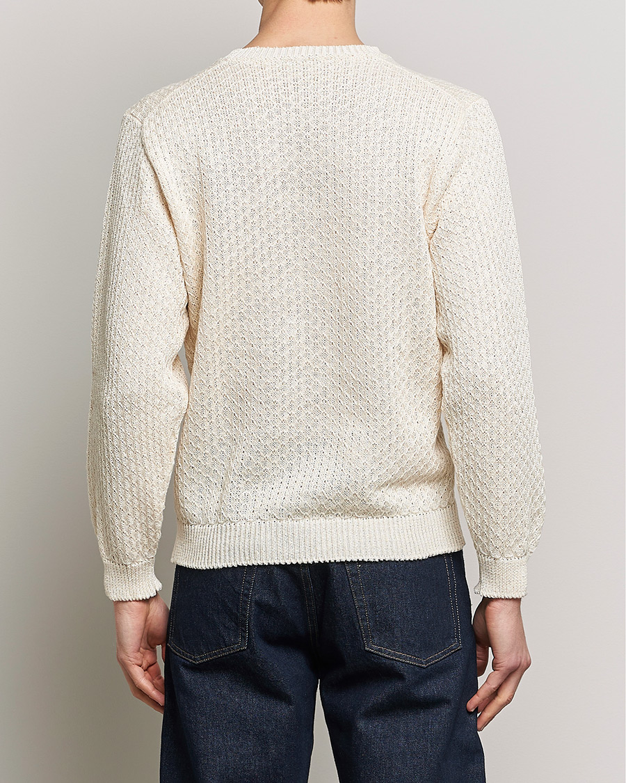 Homme | Pulls Et Tricots | Inis Meáin | Fishnet Linen Sweater Mist