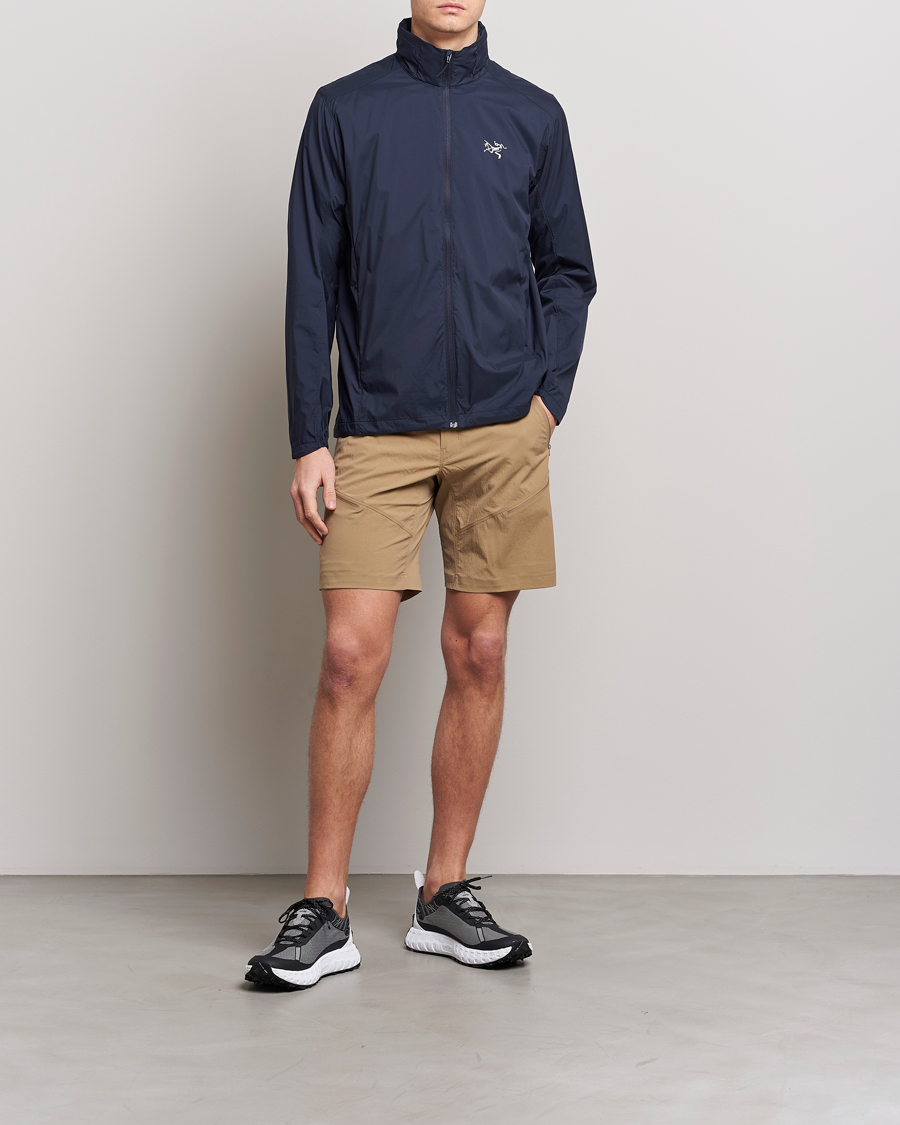 Homme | Manteaux Et Vestes | Arc'teryx | Nodin Lightweight Wind Jacket Black Sapphire