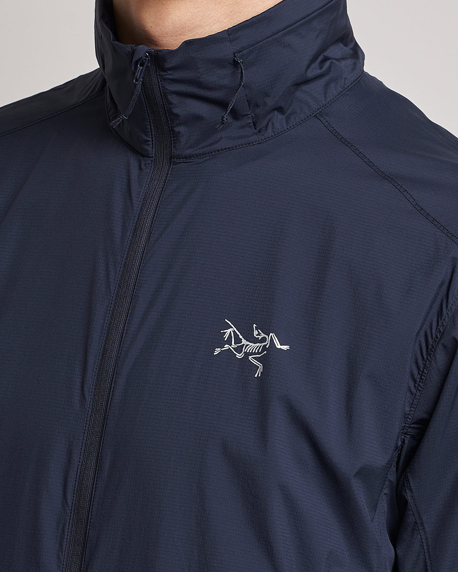 Homme | Manteaux Et Vestes | Arc'teryx | Nodin Lightweight Wind Jacket Black Sapphire