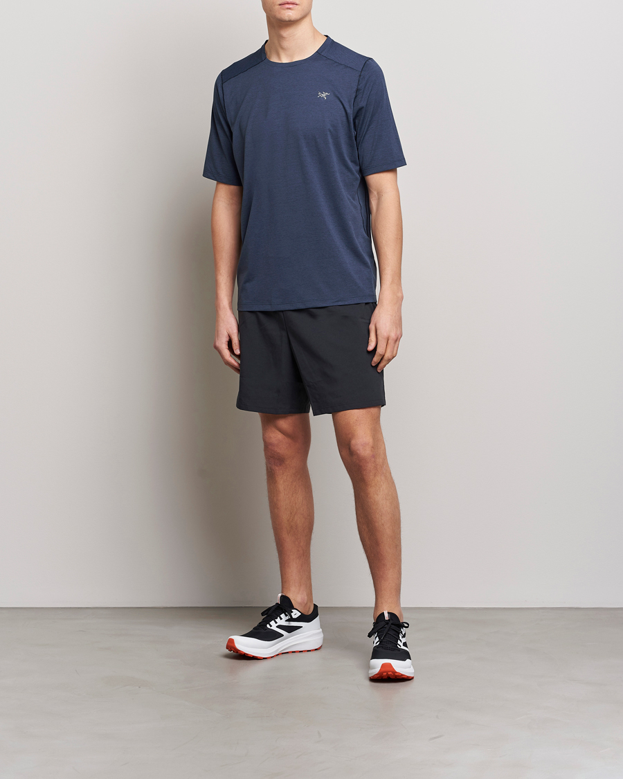 Homme | T-shirts | Arc'teryx | Cormac Crew Neck Tee Black Sapphire Heather