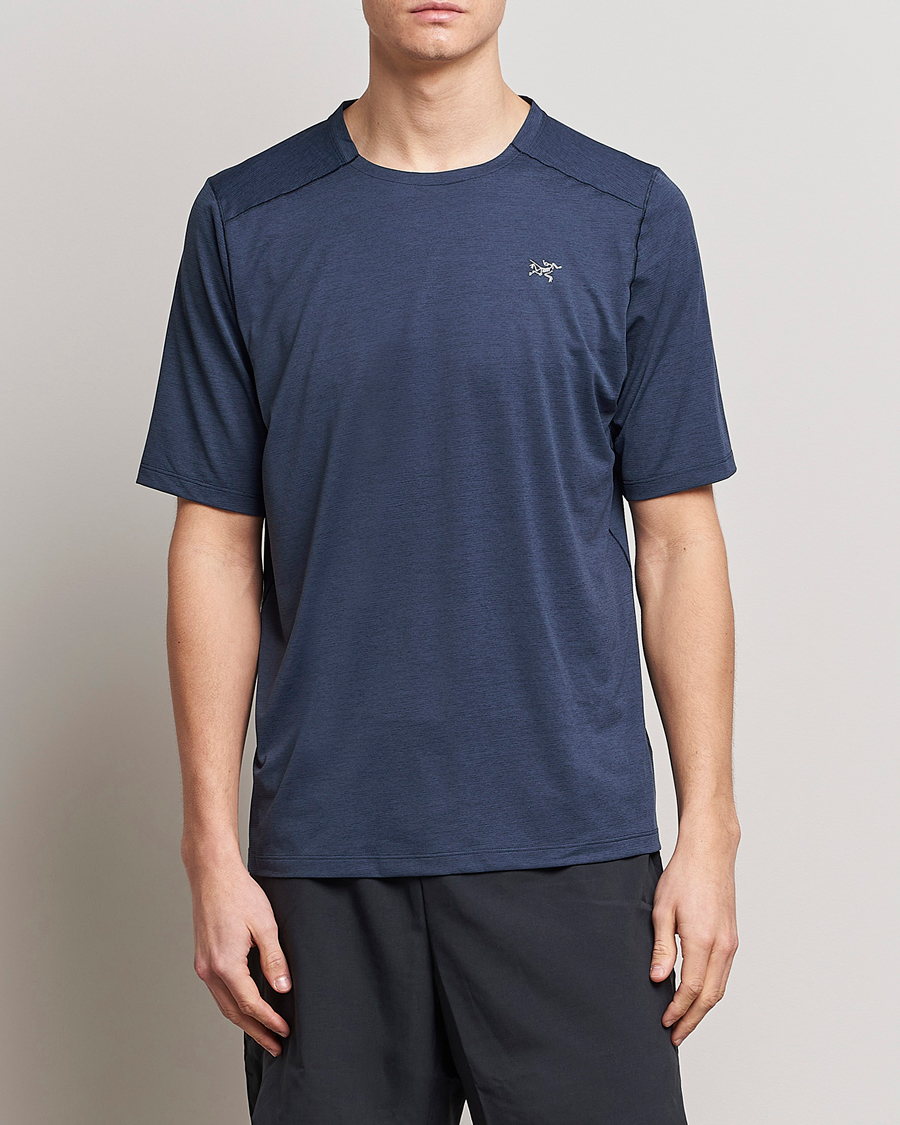 Homme | T-shirts | Arc'teryx | Cormac Crew Neck Tee Black Sapphire Heather