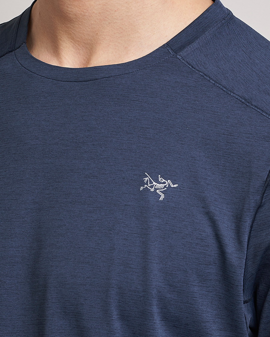 Homme | T-shirts | Arc'teryx | Cormac Crew Neck Tee Black Sapphire Heather