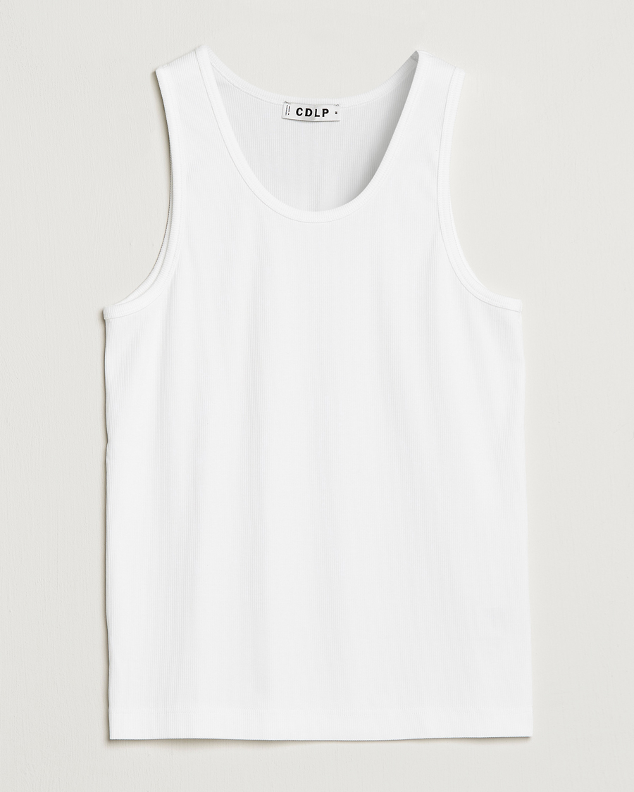 Homme | T-shirts | CDLP | Rib Tank Top White
