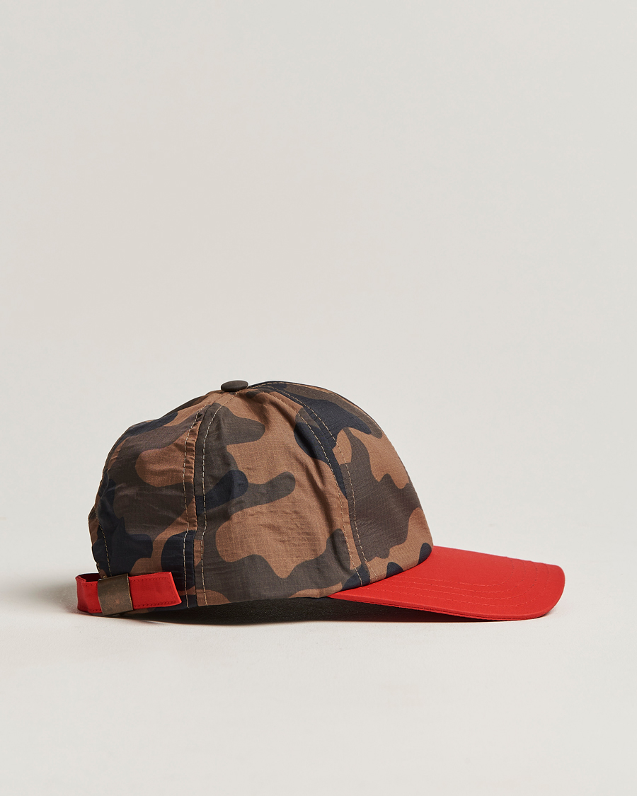 Homme | Mackintosh Tipping Baseball Cap Camo | Mackintosh | Tipping Baseball Cap Camo