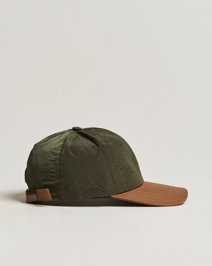 Homme | Mackintosh Tipping Baseball Cal Green | Mackintosh | Tipping Baseball Cal Green