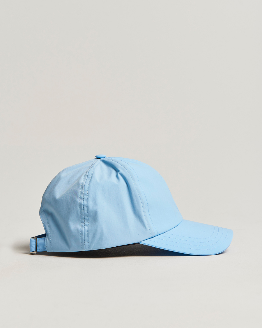 Homme | Mackintosh Tipping Baseball Cap Sky Blue | Mackintosh | Tipping Baseball Cap Sky Blue