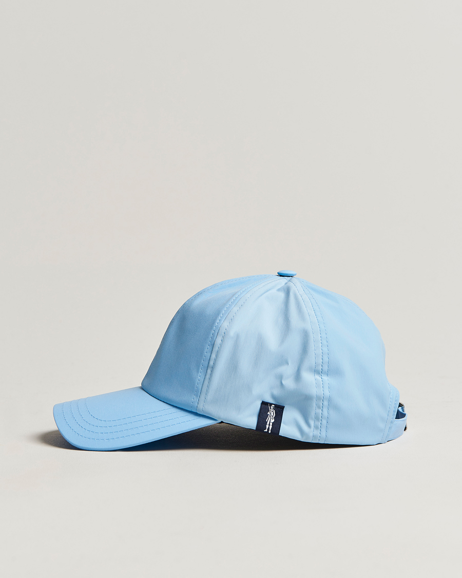 Homme | Mackintosh Tipping Baseball Cap Sky Blue | Mackintosh | Tipping Baseball Cap Sky Blue
