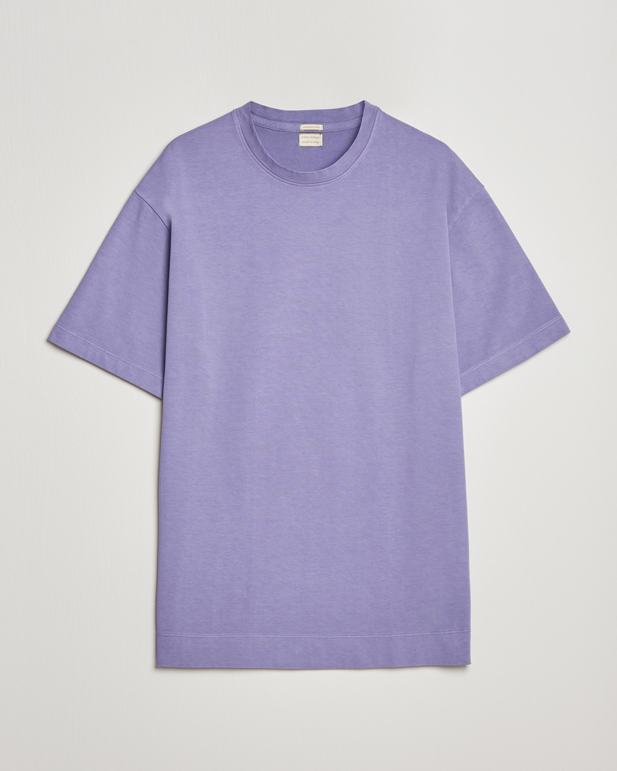 Homme | T-shirts | Massimo Alba | Nevis Short Sleeve T-Shirt Iris