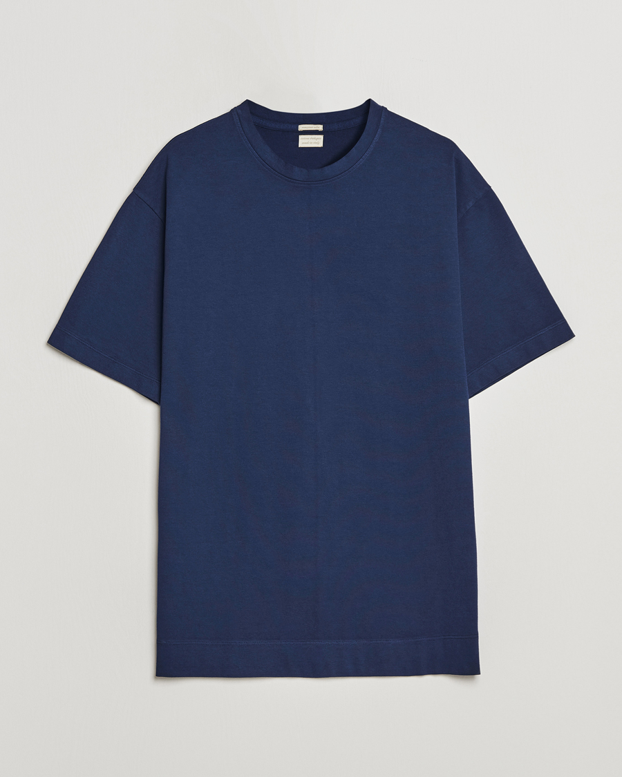 Homme | T-shirts | Massimo Alba | Nevis Short Sleeve T-Shirt Navy