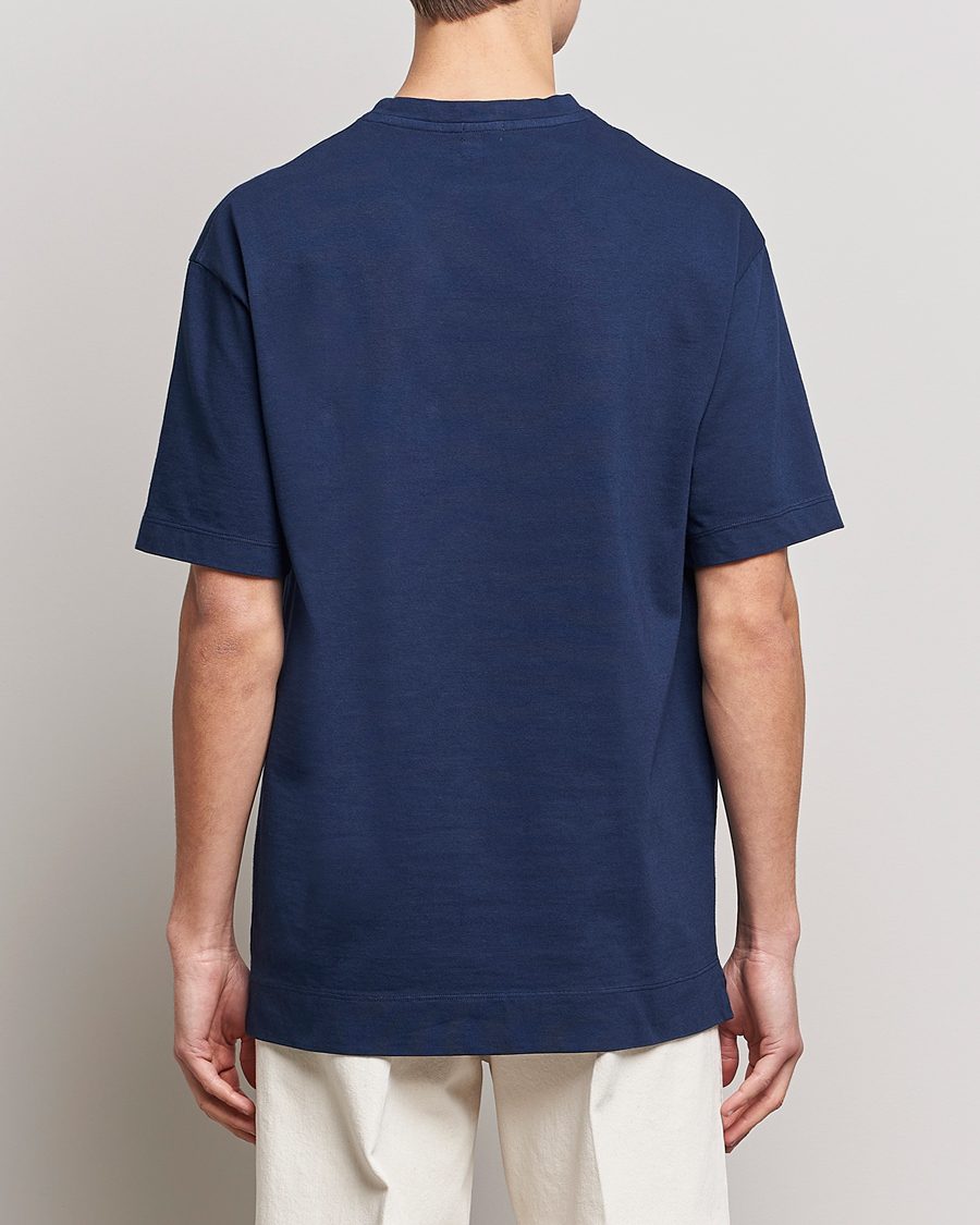 Homme | T-shirts | Massimo Alba | Nevis Short Sleeve T-Shirt Navy