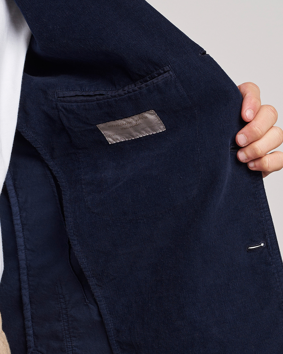 Homme | Blazers | Massimo Alba | Baglietto Baby Corduroy Jacket Navy