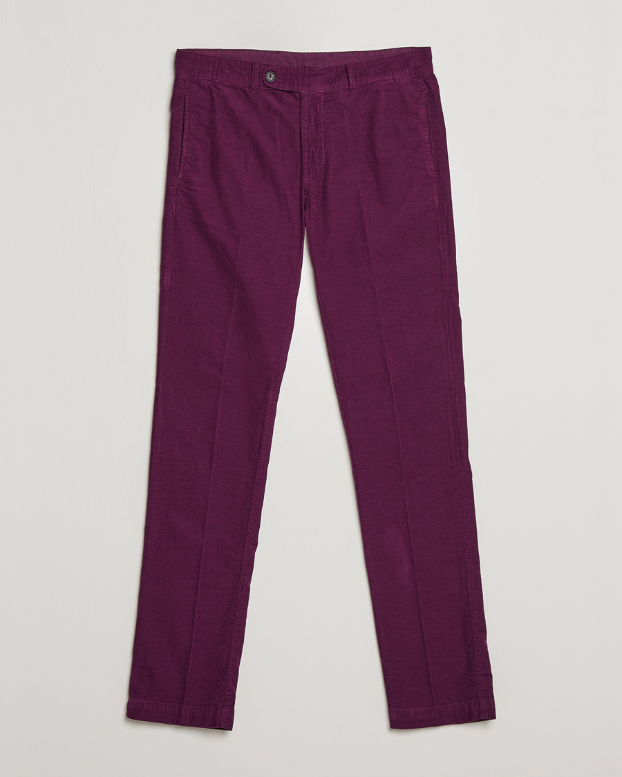 Homme | Pantalons | Massimo Alba | Baby Corduroy Trousers Plum
