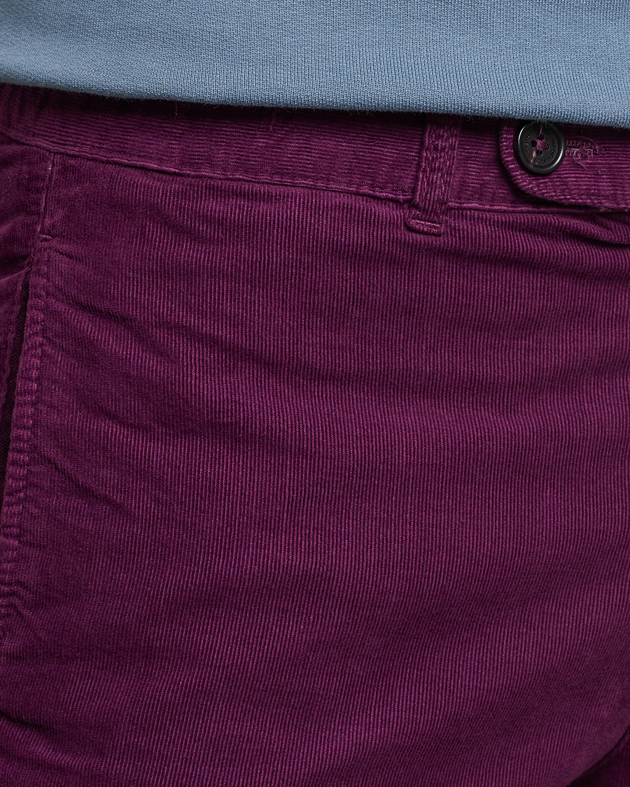 Homme | Pantalons | Massimo Alba | Baby Corduroy Trousers Plum