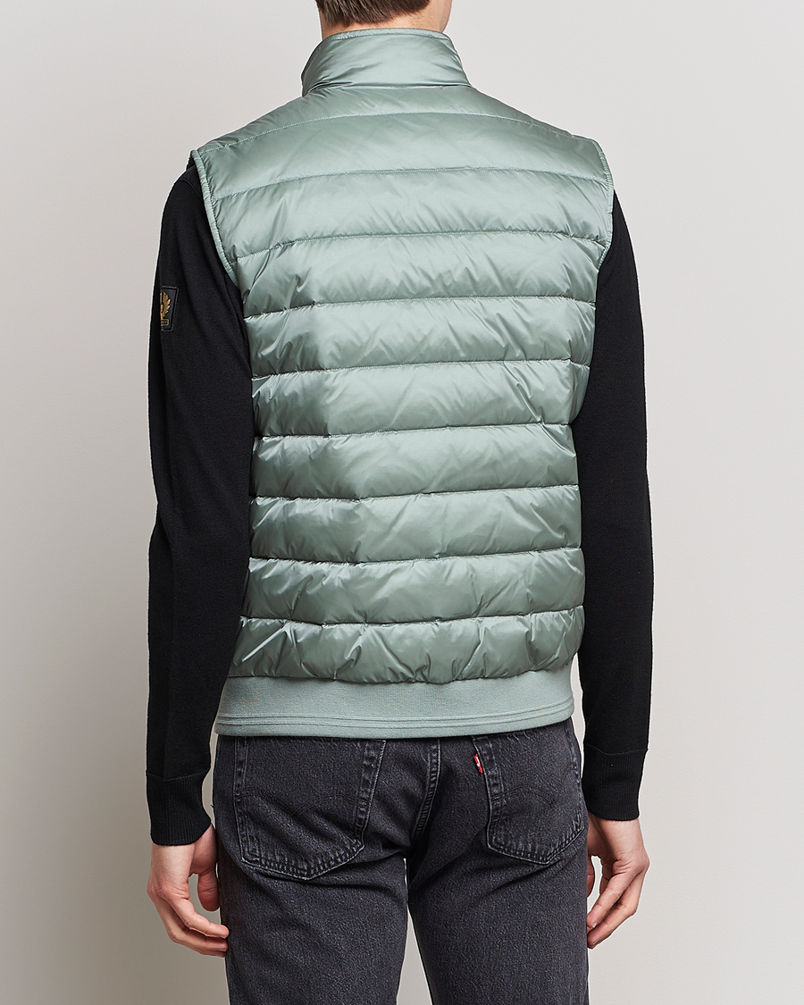 Homme | Gilets | Belstaff | Circuit Padded Gilet Steel Green