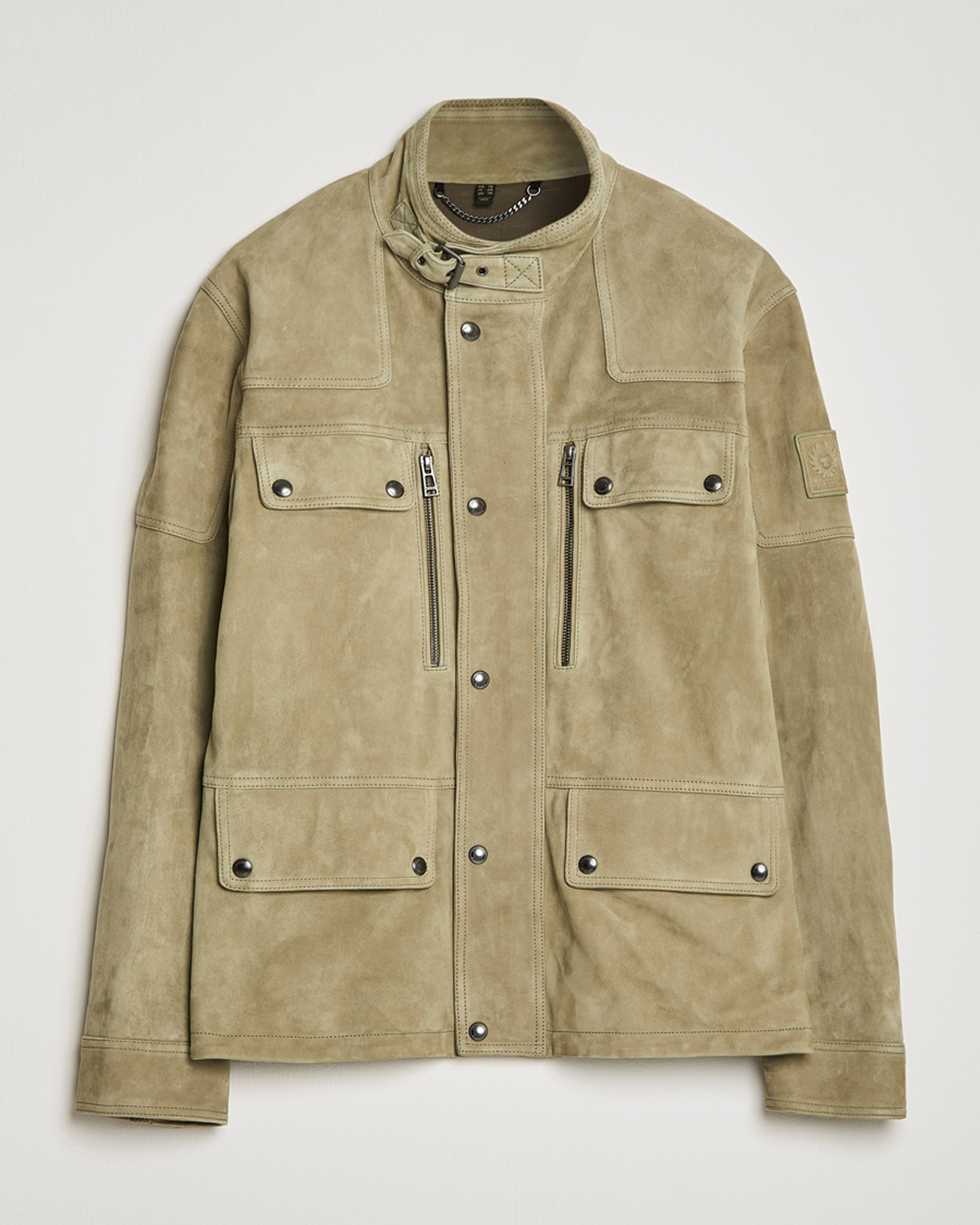 Homme | Manteaux Et Vestes | Belstaff | Dene Suede Field Jacket Aloe