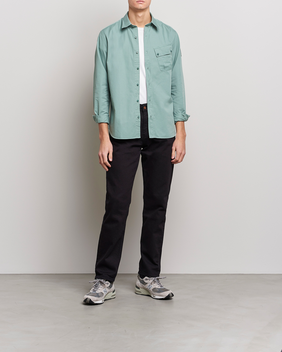 Homme | Chemises | Belstaff | Pitch Cotton Pocket Shirt Steel Green