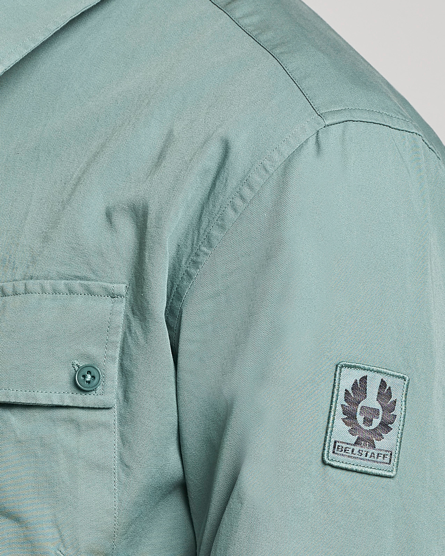 Homme | Chemises | Belstaff | Pitch Cotton Pocket Shirt Steel Green