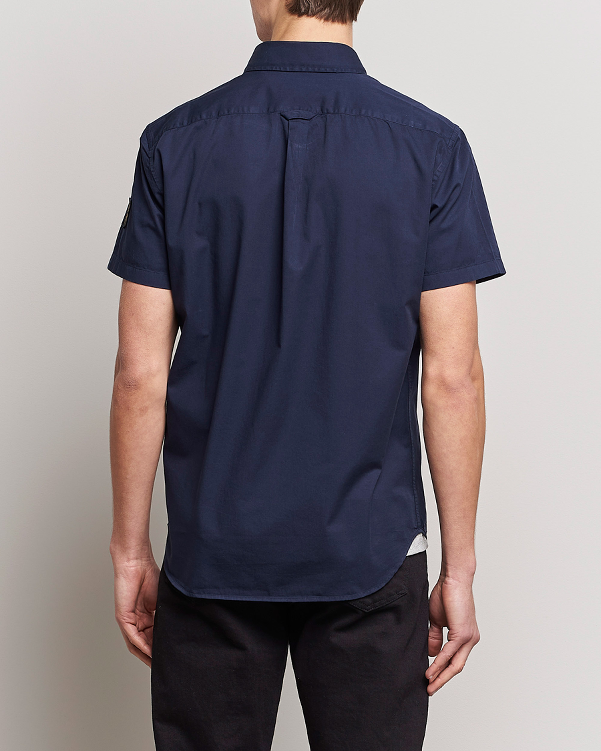 Homme | Chemises | Belstaff | Short Sleeve Pitch Shirt Neep Navy