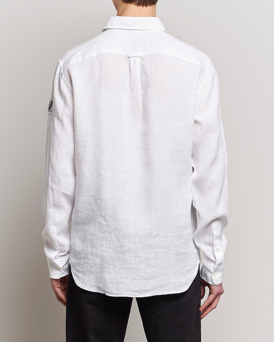 Homme | Chemises | Belstaff | Pitch Linen Pocket Shirt White