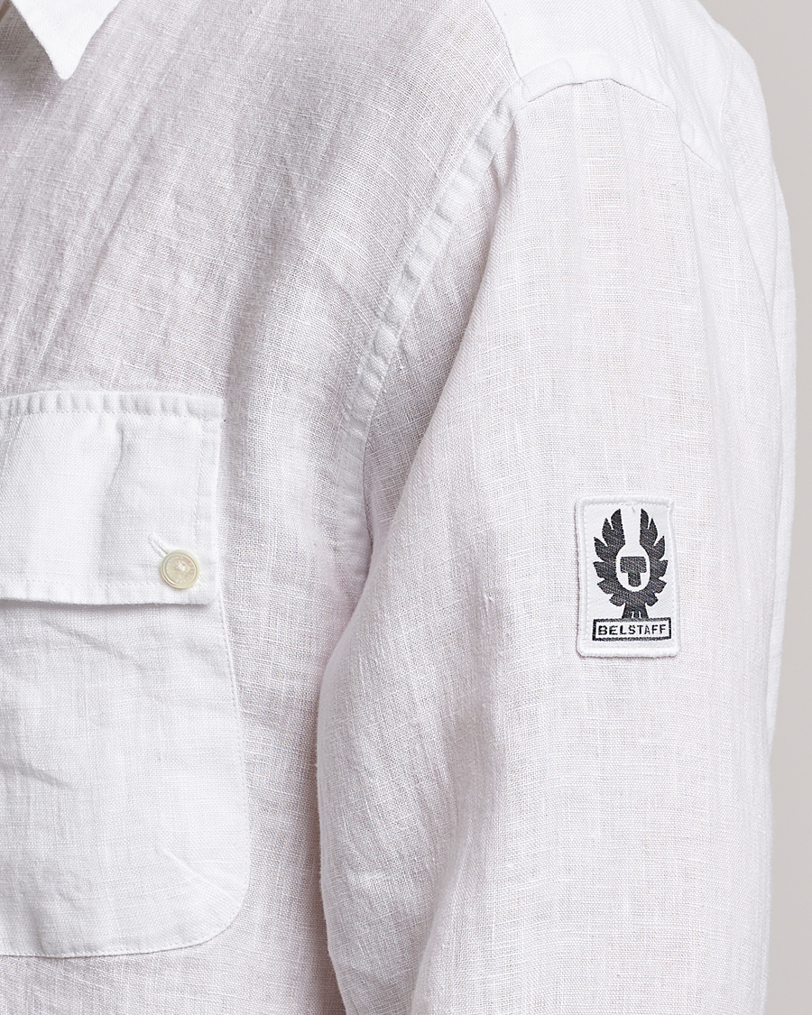 Homme | Chemises | Belstaff | Pitch Linen Pocket Shirt White