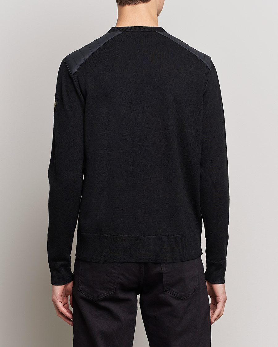 Homme | Pulls Et Tricots | Belstaff | Kerrigan Crew Neck Merino Sweatshirt Black