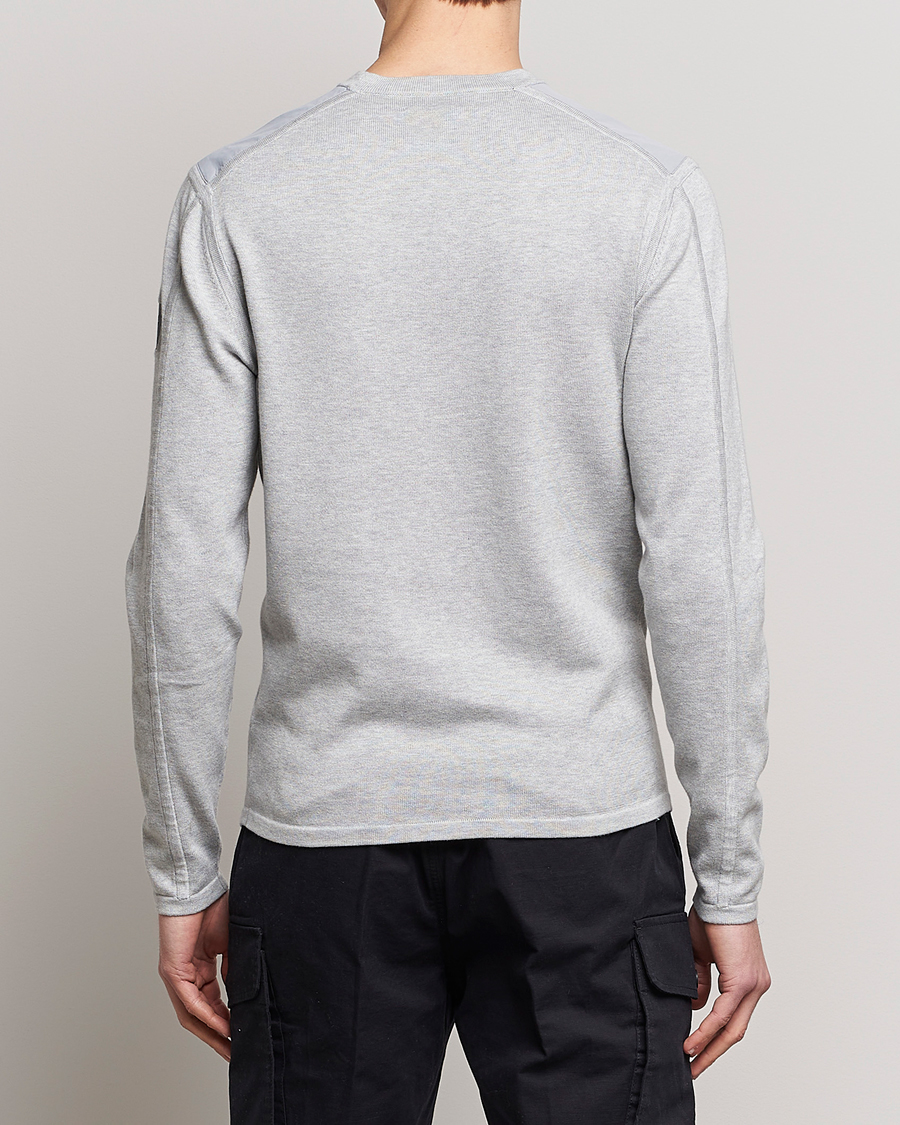 Homme | Pulls Et Tricots | Belstaff | Curve Cotton Crew Neck Old Silver Heather