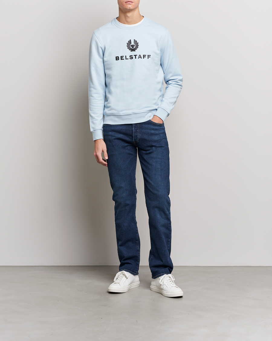 Homme | Pulls Et Tricots | Belstaff | Signature Crewneck Sky Blue