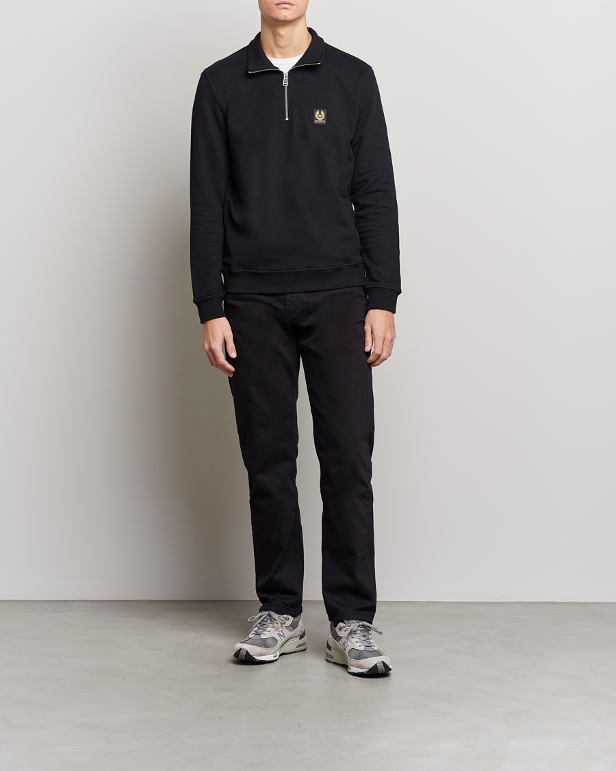 Homme | Pulls Et Tricots | Belstaff | Signature Half Zip Sweatshirt Black