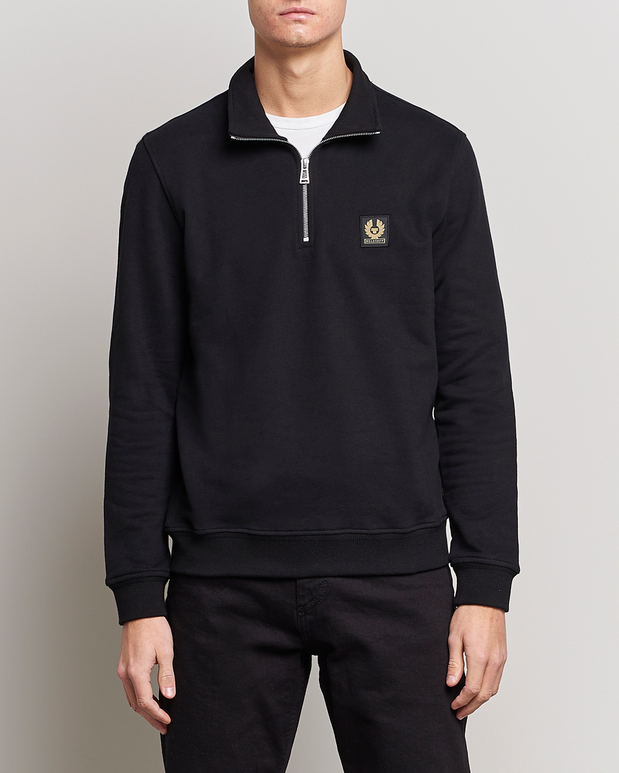 Homme | Pulls Et Tricots | Belstaff | Signature Half Zip Sweatshirt Black