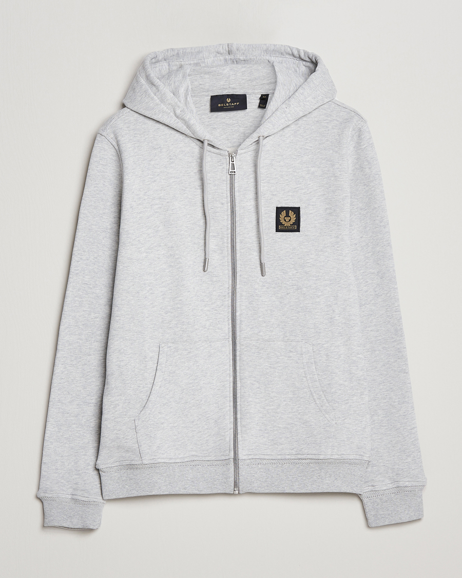 Homme | Pulls Et Tricots | Belstaff | Full Zip Hoodie Old Silver Heather